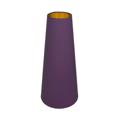 Bright Purple Tall Tapered Lampshade