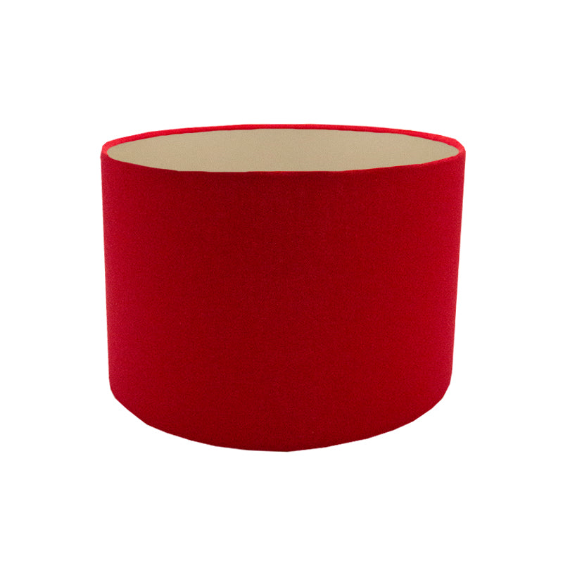 Bright Red Drum Lampshade