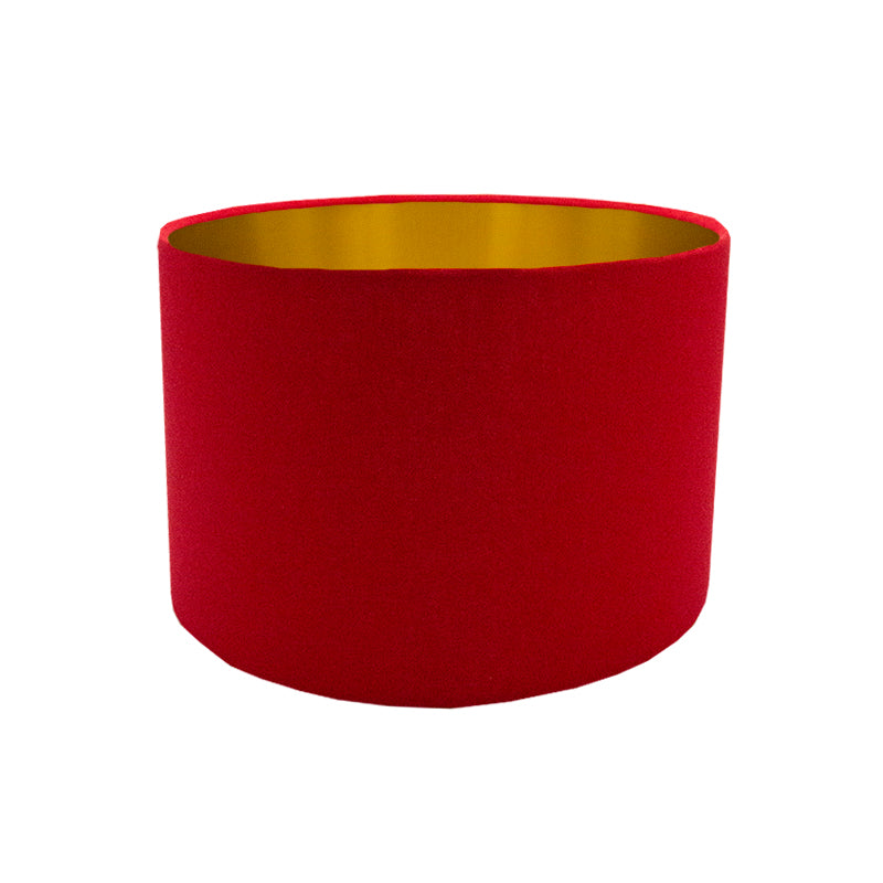Bright Red Drum Lampshade