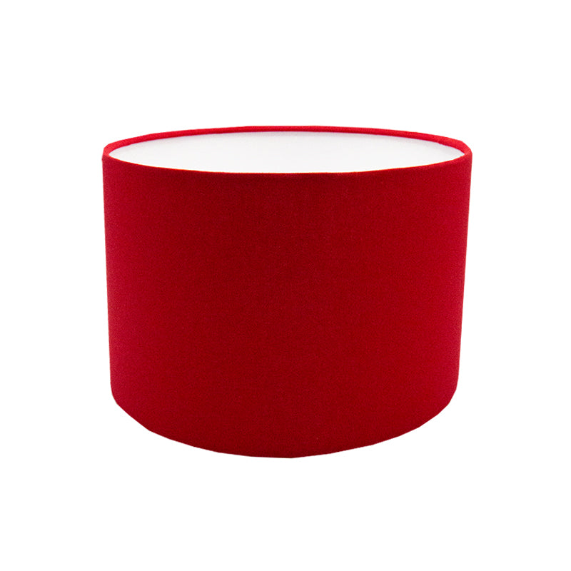 Bright Red Drum Lampshade