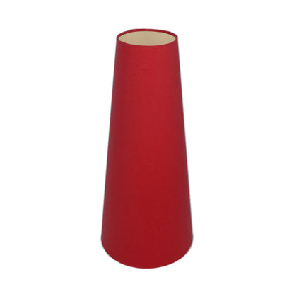 Bright Red Tall Tapered Lampshade