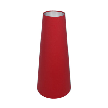 Bright Red Tall Tapered Lampshade
