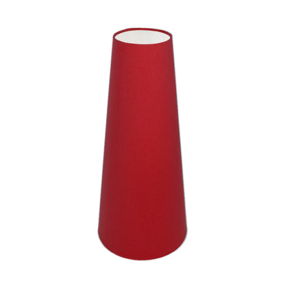 Bright Red Tall Tapered Lampshade
