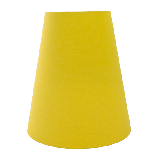 Mustard Yellow Cotton Tall Empire Lampshade