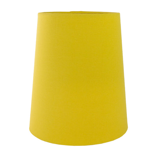Mustard Yellow Cotton Tall French Drum Lampshade
