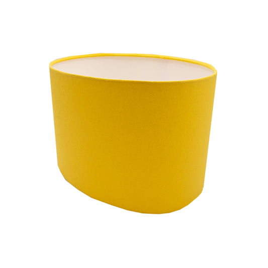 Bright Yellow Oval Lampshade