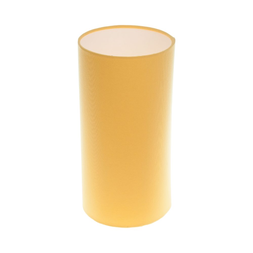 Bright Yellow Tall Drum Lampshade