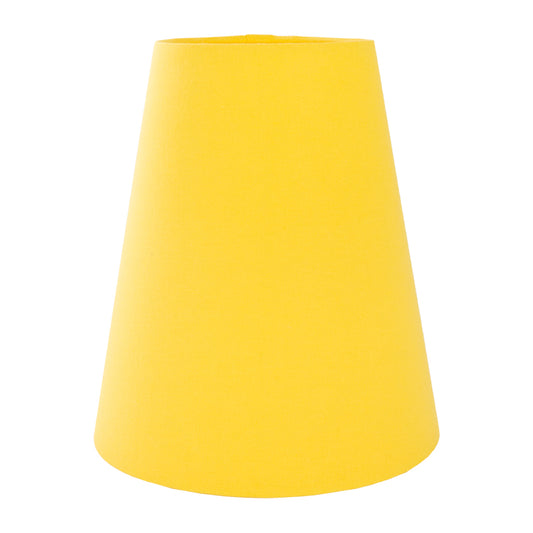 Bright Yellow Cotton Tall Empire Lampshade