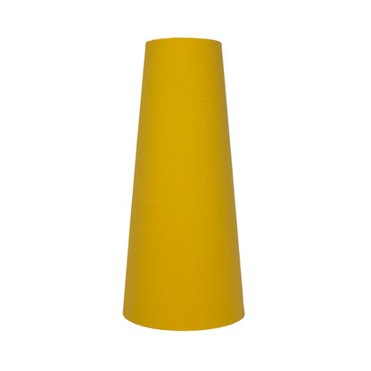 Bright Yellow Tall Tapered Lampshade