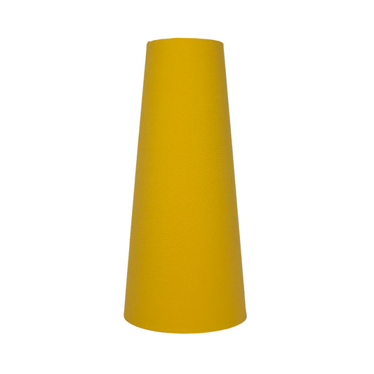 Bright Yellow Tall Tapered Lampshade