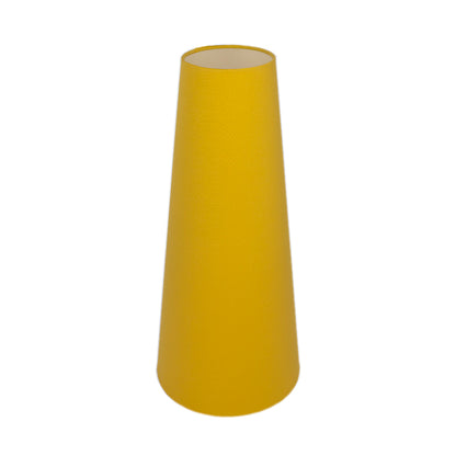 Bright Yellow Tall Tapered Lampshade
