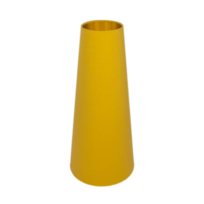 Bright Yellow Tall Tapered Lampshade