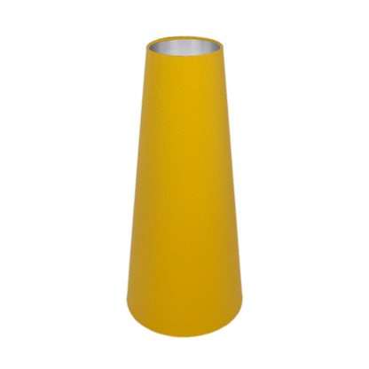 Bright Yellow Tall Tapered Lampshade