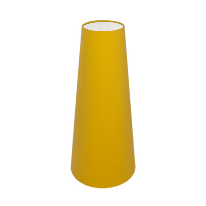 Bright Yellow Tall Tapered Lampshade