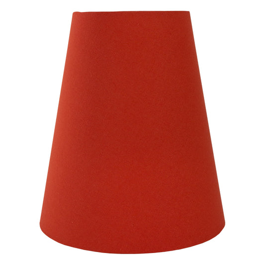 Burnt Orange Cotton Tall Empire Lampshade