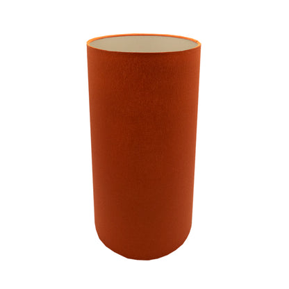 Burnt Orange Tall Drum Lampshade