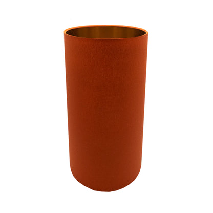 Burnt Orange Tall Drum Lampshade