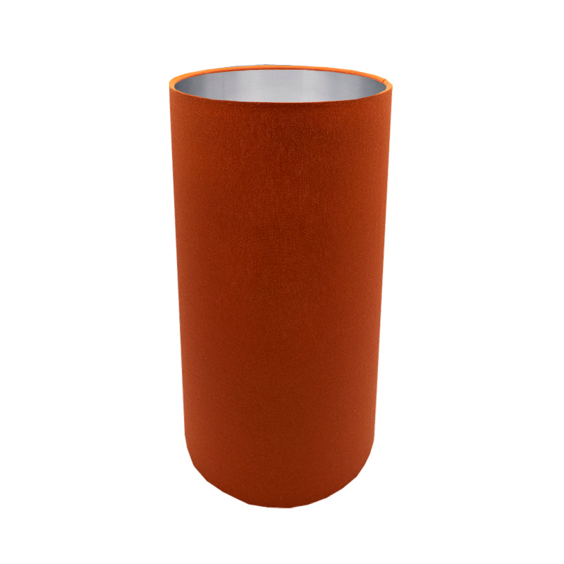 Burnt Orange Tall Drum Lampshade