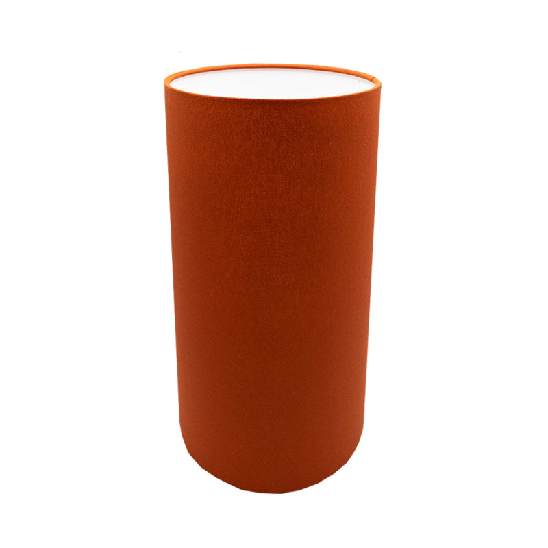 Burnt Orange Tall Drum Lampshade