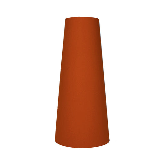 Burnt Orange Tall Tapered Lampshade