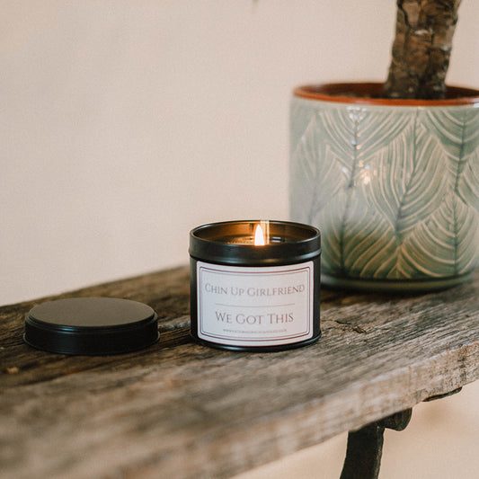Chin Up Girlfriend Candle