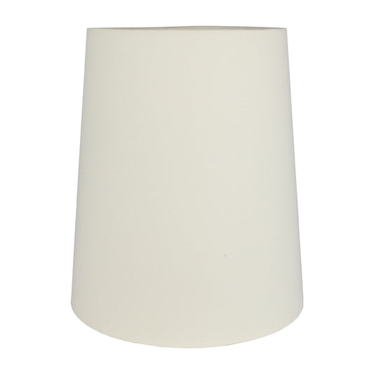 Cream Cotton Tall French Drum Lampshade