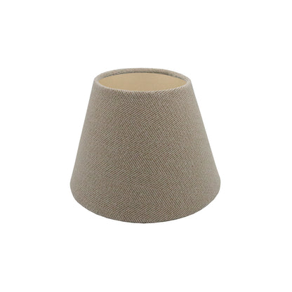 Cream Herringbone Empire Lampshade