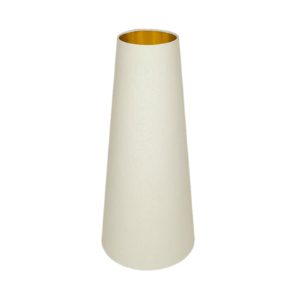 Cream Tall Tapered Lampshade