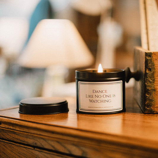 Dance Like No One Is Watching Candle