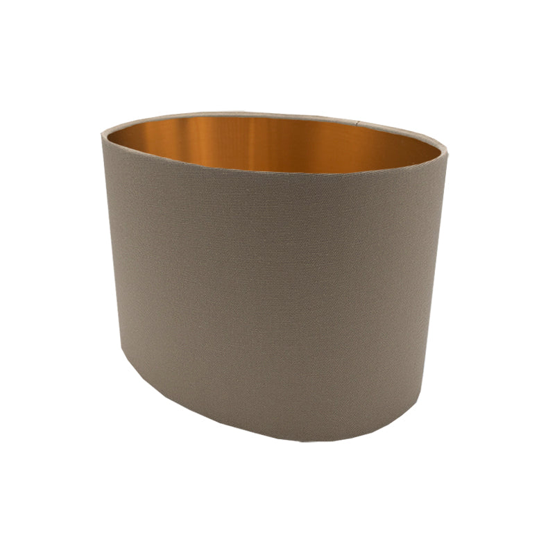 Dark Beige Oval Lampshade