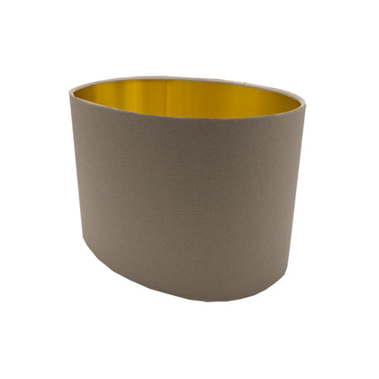 Dark Beige Oval Lampshade