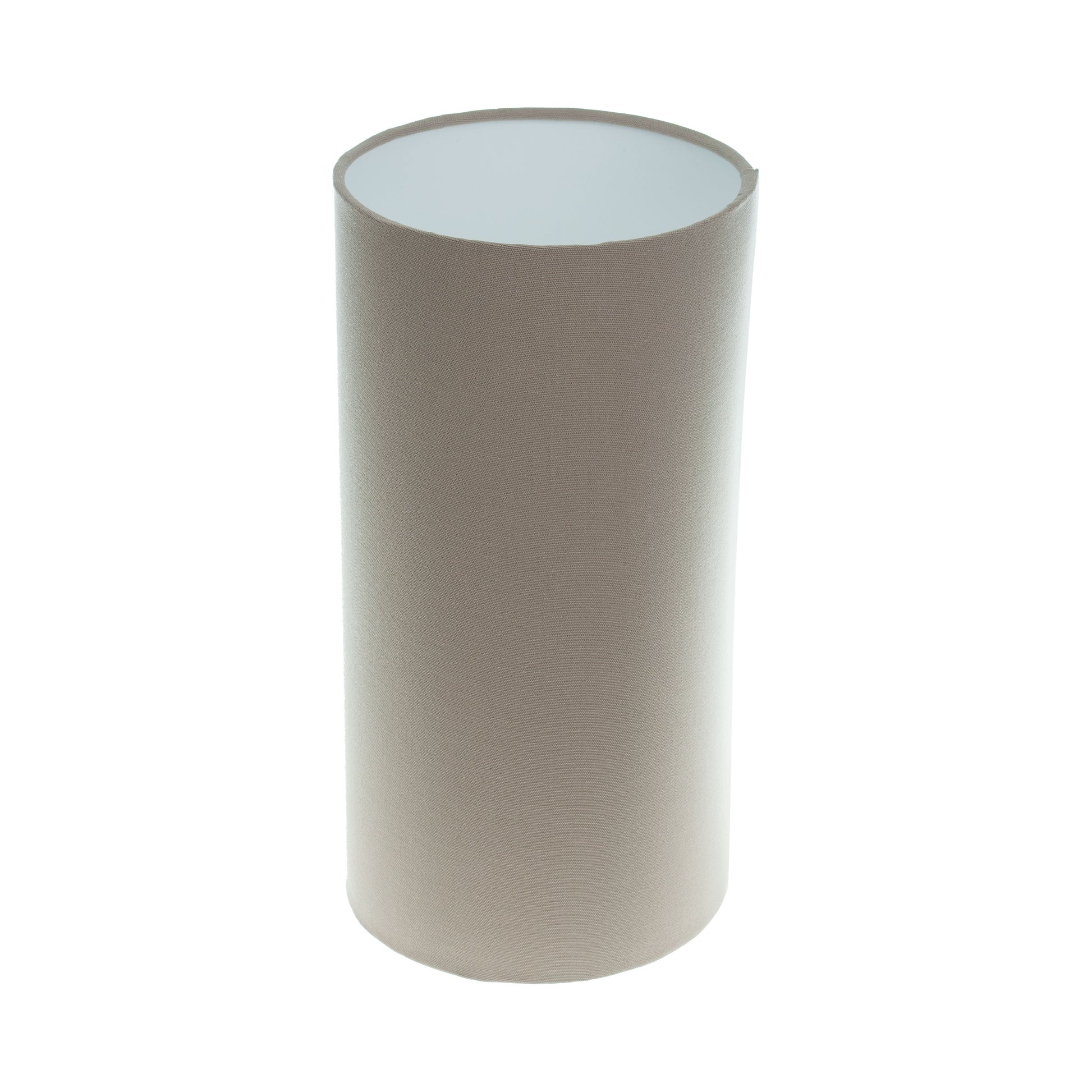 Dark Beige Tall Drum Lampshade