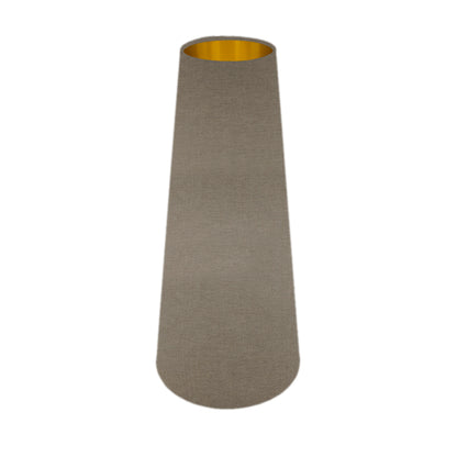 Dark Beige Tall Tapered Lampshade