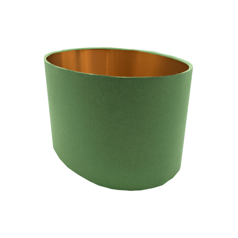 Dark Green Oval Lampshade