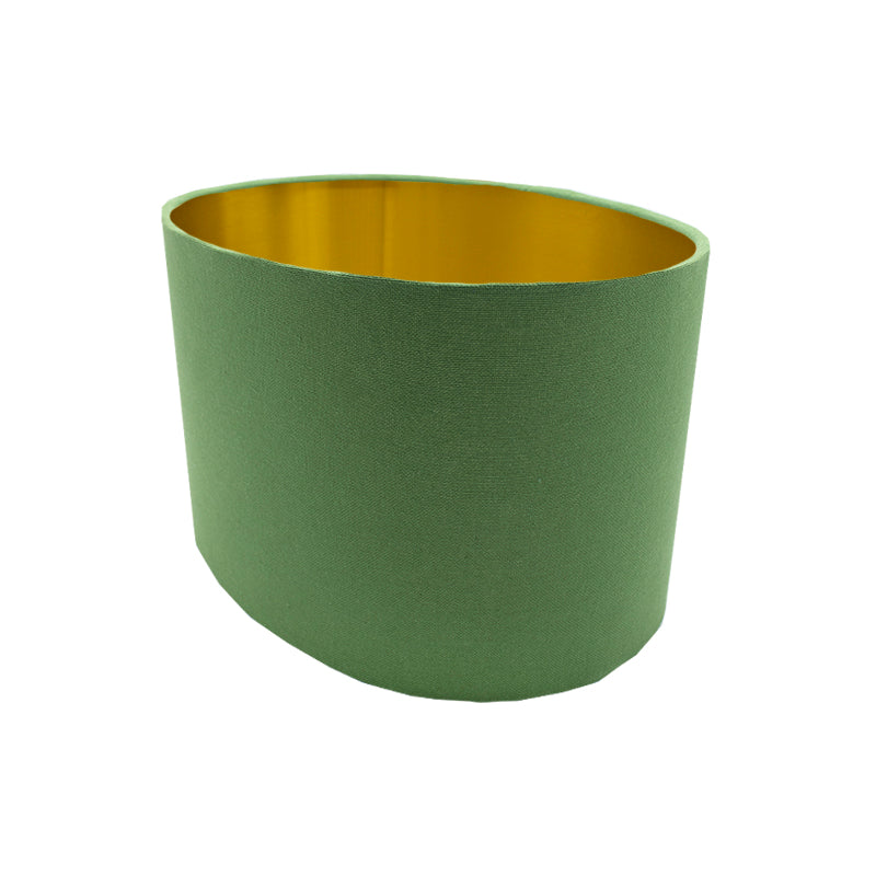 Dark Green Oval Lampshade
