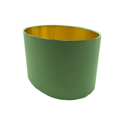 Dark Green Oval Lampshade