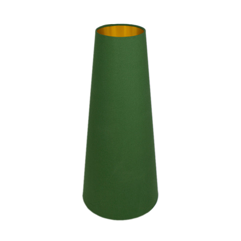Dark Green Tall Tapered Lampshade