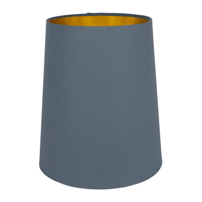 Dark Grey Cotton Tall French Drum Lampshade