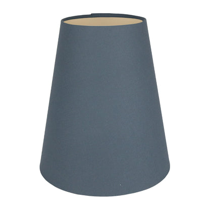 Dark Grey Cotton Tall Empire Lampshade