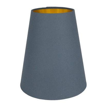 Dark Grey Cotton Tall Empire Lampshade