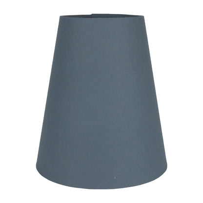 Dark Grey Cotton Tall Empire Lampshade