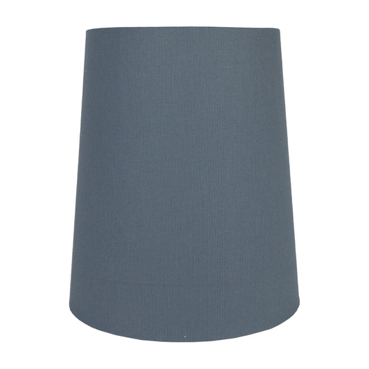 Dark Grey Cotton Tall French Drum Lampshade