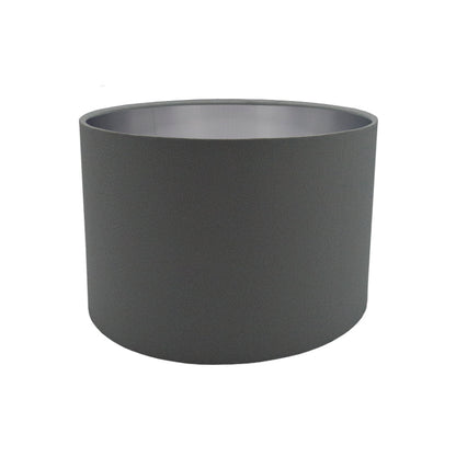 Dark Grey Drum Lampshade