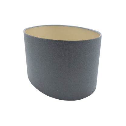Dark Grey Oval Lampshade