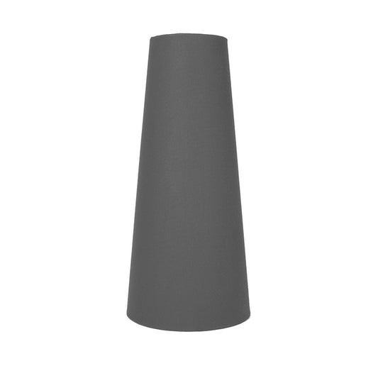Dark Grey Tall Tapered Lampshade
