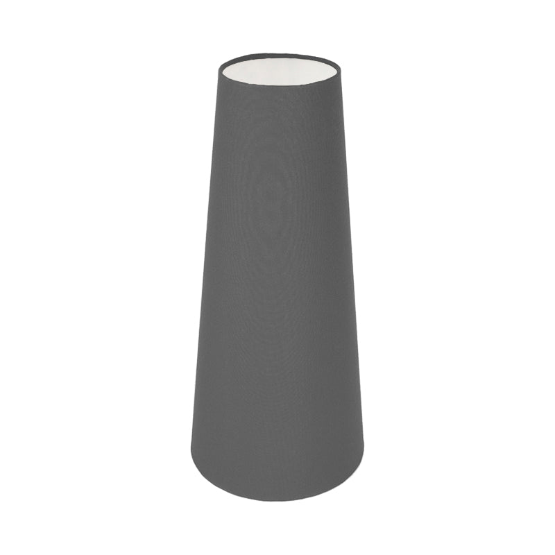 Dark Grey Tall Tapered Lampshade