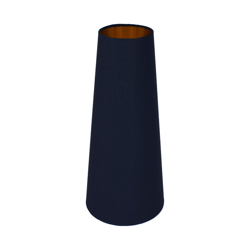Dark Navy Blue Tall Tapered Lampshade