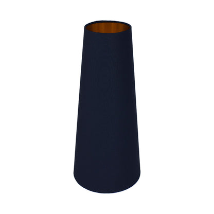 Dark Navy Blue Tall Tapered Lampshade