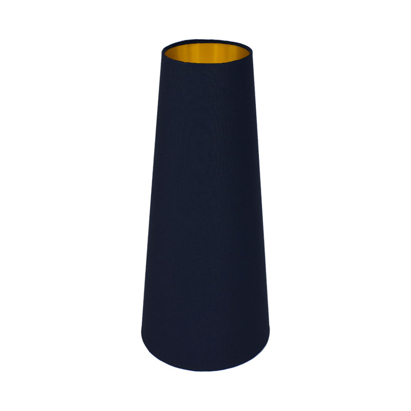 Dark Navy Blue Tall Tapered Lampshade