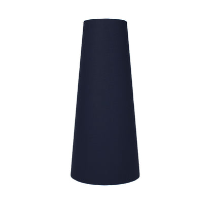 Dark Navy Blue Tall Tapered Lampshade